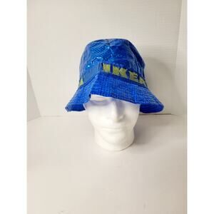 Ikea Bag KNORVA Bucket Hat Novelty Limited Edition Blue Frakta Bag Material